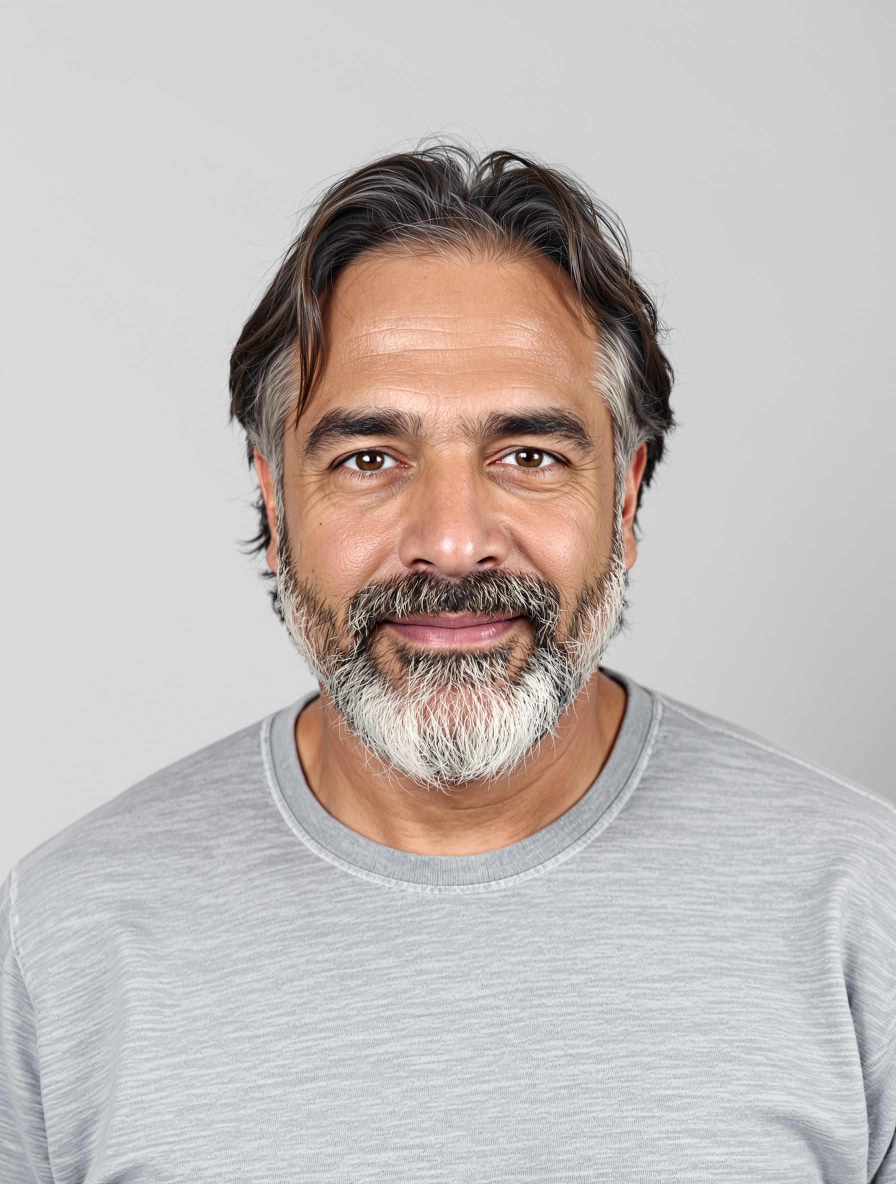 Before photo — AI-generated illustrative reference, not a real person, QOVES-method case (male)